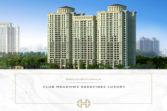 The beautiful structure of the Club Meadows at Hiranandani Club Meadows, Bangalore